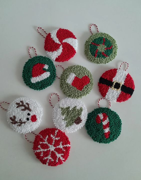KIDS Punch Needle: Decorazioni di Natale